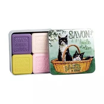 LA SAVONNERIE DE NYONS Набор мыла Черные коты 1.0