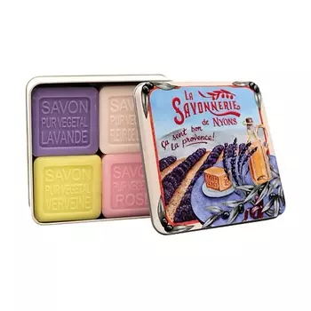 LA SAVONNERIE DE NYONS Набор мыла Лавандовые поля 1.0