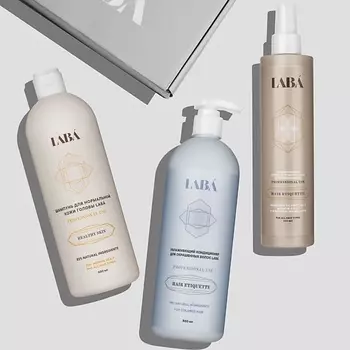 LAB Набор шампунь для волос, кондиционер и спрей