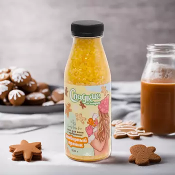 LABORATORY KATRIN Соль для ванн Candy bath bar "Имбирный пряник" 500.0