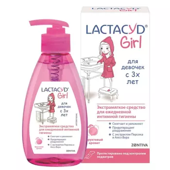 LACTACYD Гель для девочек с 3-х лет 200.0