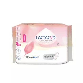 LACTACYD Прокладки для использования в критические дни Ultra Normal 10.0