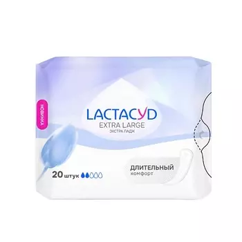 LACTACYD Прокладки ежедневные Extra Large 20.0