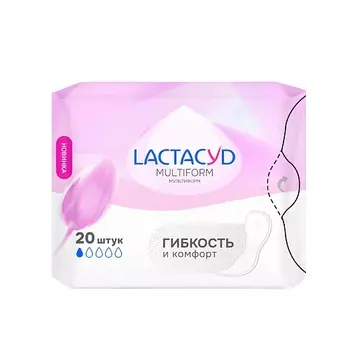 LACTACYD Прокладки ежедневные Multiform 20.0