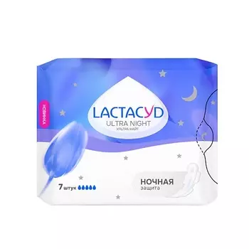 LACTACYD Прокладки Ultra Night 7.0