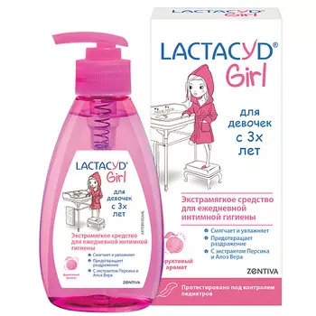 LACTACYD Средство для интимной гигиены для девочек "Lactacyd Girl" 200.0