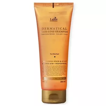 LADOR Шампунь против выпадения для тонких волос DERMATICAL HAIR-LOSS SHAMPOO (FOR THIN HAIR) 200.0