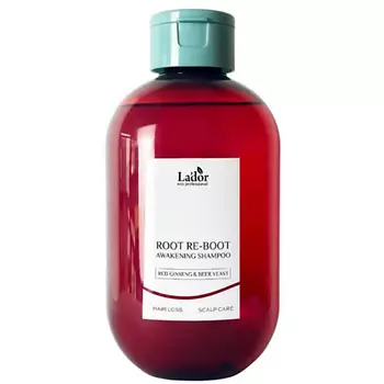 LADOR Шампунь против выпадения волос ROOT RE-BOOT AWAKENING SHAMPOO RED GINSENG&BEER YEAST 300.0