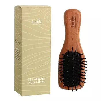 LADOR Щетка для волос деревянная Mini Wooden Paddle Brush