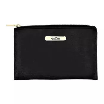 LADY PINK Косметичка BASIC must have плоская (черная)