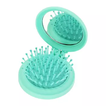 LADY PINK Щетка для волос BASIC mini green массажная круглая soft touch