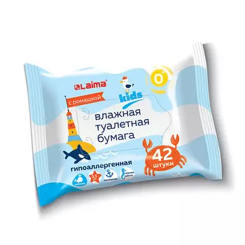 LAIMA Бумага туалетная влажная 1.0