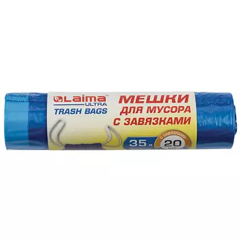 LAIMA Мешки для мусора с завязками ULTRA 35
