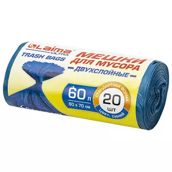 LAIMA Мешки для мусора ULTRA прочные 60.0