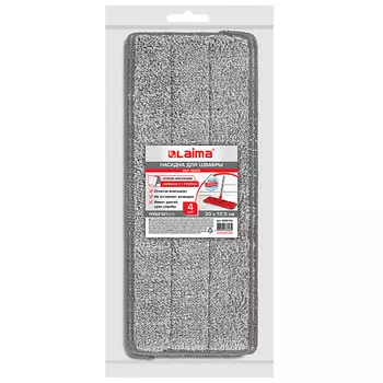 LAIMA Насадки МОП для швабры кармашки с 1-й стороны