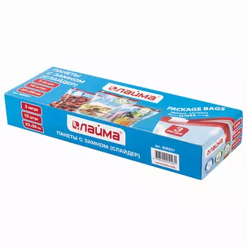 LAIMA Пакеты с замком-застежкой (слайдер), объем 3 литра 15