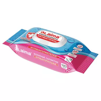 LAIMA Салфетки влажные антибактериальные 120.0