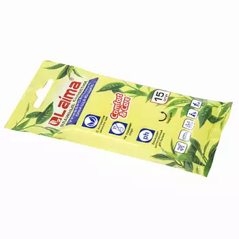 LAIMA Салфетки влажные с экстрактом зеленого чая 15.0
