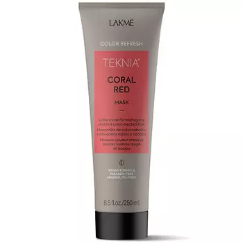 LAKME Маска для обновления цвета красных оттенков волос Terknia Coral Red Mask