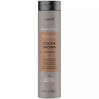 LAKME Шампунь для обновления цвета коричневых оттенков волос Teknia Color Refresh Cocoa Brown Shampoo