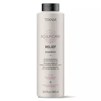 LAKME Шампунь Relief мицеллярный бессульфатный успокаивающий для сухой и чувствительной кожи головы Teknia Scalp Care Relief Shampoo