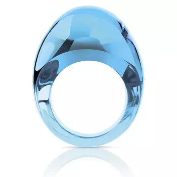 LALIQUE CRYSTAL LALIQUE Кольцо-Кабошон Bleu Clair (прозрачный синий) 51