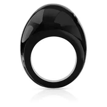 LALIQUE CRYSTAL LALIQUE Кольцо-Кабошон Noir (черный) 54