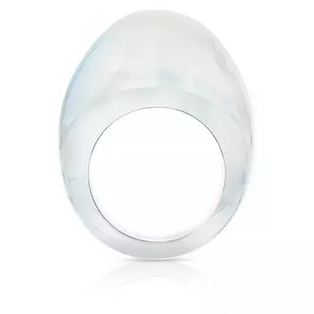 LALIQUE CRYSTAL LALIQUE Кольцо-Кабошон Opale (бело-серый) 49