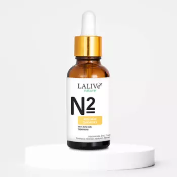 LALIVE Сыворотка от прыщей N2 «Анти Акне», черных точек и воспалений с ниацинамидом и цинком 30.0