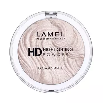 LAMEL PROFESSIONAL Пудра хайлайтер HD Highlighting Powder