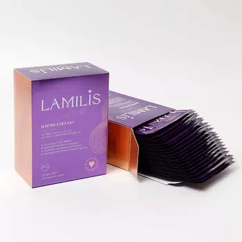 LAMILIS Патчи для глаз гидрогелиевые с частицами золота и экстрактом зеленого чая и водорослей