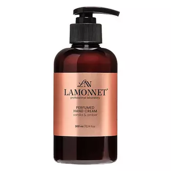 LAMONNET Крем для рук парфюмированный, питательный и увлажняющий. Ваниль и амбра 300.0