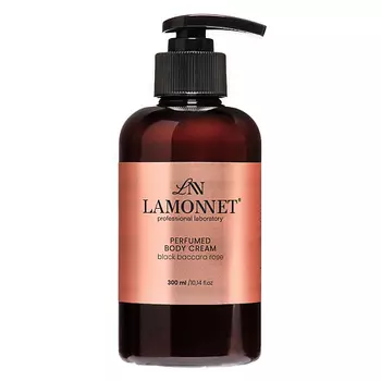 LAMONNET Крем для тела парфюмированный, увлажняющий и питательный. Черная роза Баккара 300.0