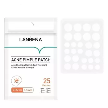 LANBENA Патчи от прыщей и акне точечные, антибактериальный пластырь от воспалений (дневные) 25.0