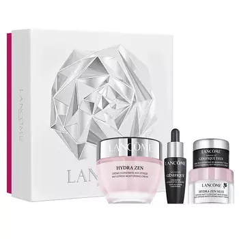 LANCOME Набор Hydra Zen: Дневной крем + Сыворотка + Ночной крем + Крем для век