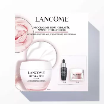 LANCOME Набор Hydra Zen: Увлажняющий крем-гель + Сыворотка для лица + Ночной крем