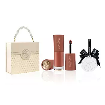 LANCOME Набор: L'Absolu Rouge Intimatte Liquid + Ароматическая подвеска + Подарочная коробка