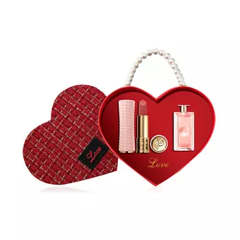 LANCOME Набор Love Edition: Помада L’Absolu Rouge Intimatte + Миниатюра Idole