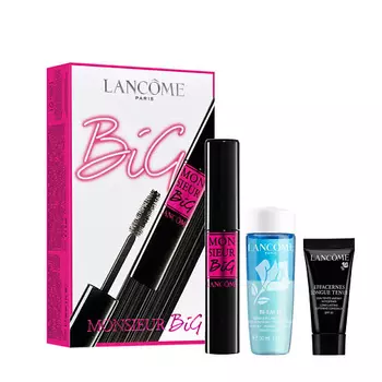 LANCOME Набор Monsieur Big: Тушь для ресниц + Лосьон для снятия макияжа с глаз + Консилер