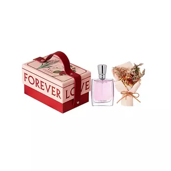 LANCOME Набор: Парфюмерная вода Miracle + Миниатюрный букет + Подарочная упаковка