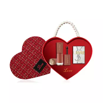 LANCOME Подарочный набор: Матовая помада L’Absolu Rouge Intimatte + Пробник YSL Libre