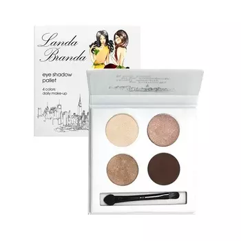 LANDA BRANDA Палетка теней 4 тона (golden age)