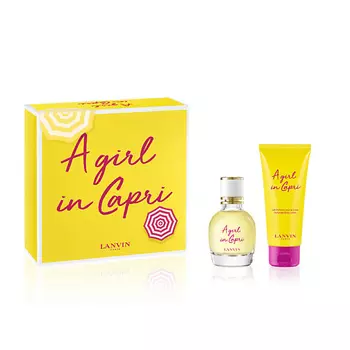 LANVIN Подарочный набор женский A GIRL IN CAPRI
