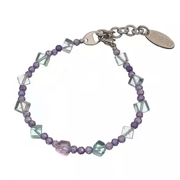 LANZEROTTI Браслет Ispirazione, аметист, флюорит