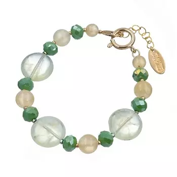 LANZEROTTI Браслет Ispirazione, пренит, гипсан, кристаллы, гематит