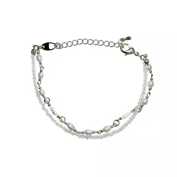 LANZEROTTI Браслет кварц, говлит, жемчуг, кристаллы