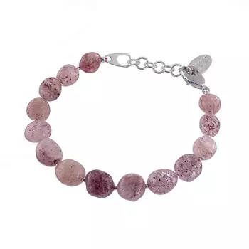 LANZEROTTI Браслет, Monroe, с розовым кварцем