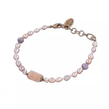 LANZEROTTI Браслет, Pesca, жемчуг, морганит, кристаллы