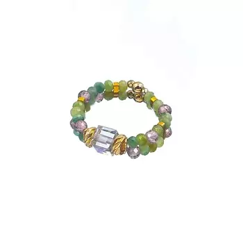 LANZEROTTI Кольцо Ispirazione, стрейч, цирконий, турмалин, кристалл 1.0