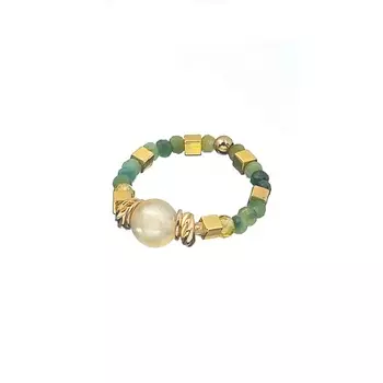 LANZEROTTI Кольцо Ispirazione, стрейч, гипсан, турмалин, шпинель 1.0